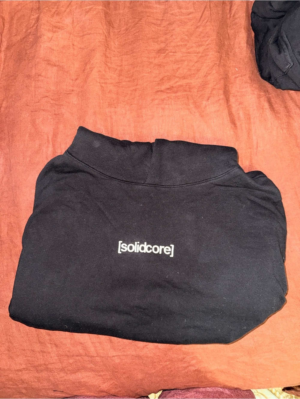 solidcore Black Logo Sweatshirt hoodie